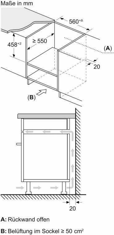 Siemens CM585AGS1 iQ500 Einbau Mikrowelle, 900 W, 44L, 454x594x570mm, cookControl15, Heißluft, Edelstahl