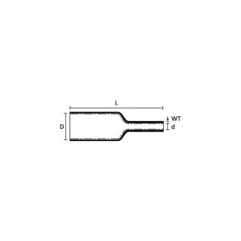 Hellermann LVK-C-5x1.5-6-PO-X-BK Warmschrumpf Verbindungsgarnitur 5x1.5-6mm², mit Schraubverbinder (380-04013)