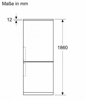 Bosch KGN36VIBT Serie 4 Stand Kühl-Gefrierkombination, 60 cm breit, 321 L, Twin NoFrost, VitaFresh XXL 0°C, DimLight, gebürsteter Stahl AntiFingerprint