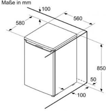 Bosch KTR15NWEB Serie 2 Standkühlschrank ohne Gefrierfach, 56 cm breit, 134 L, MultiBox, Superkühlen, LED Beleuchtung, weiß