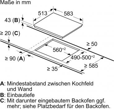 Siemens EEK: A Einbau-Herd-Set EQ110KA2B (HE010FBA0 + EA64RGNA1E), 60cm breit, 66L, 3D Heißluft, mit Rahmen aufliegend, schwarz/Edelstahl