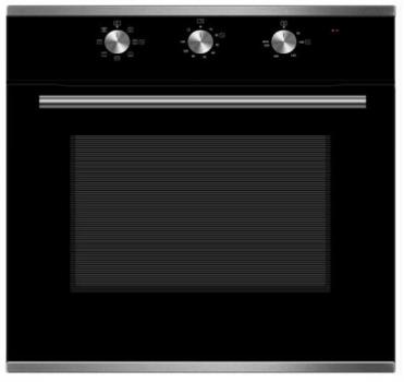 ARDEBO.de PKM EBO6-60AF EEK: A Einbaubackofen, 59,5 cm breit, 60 L, Airfry-Funktion, Timer, ECO-Funktion, schwarz