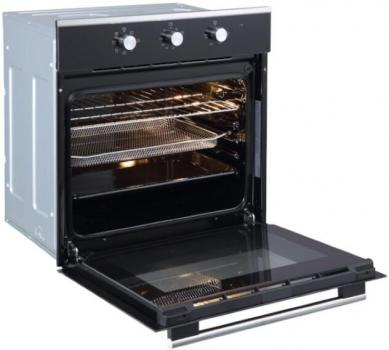 PKM EBO6-60AF EEK: A Einbaubackofen, 59,5 cm breit, 60 L, Airfry-Funktion, Timer, ECO-Funktion, schwarz