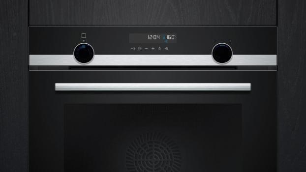 Siemens HB578GBS3 iQ500 A+ Einbau-Backofen, 60 cm breit, 71L, ActiveClean, cookControl30, softMove, lightControl, edelstahl