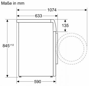 Bosch WGH244A40 Serie 6 9kg Frontlader Waschmaschine, 60 cm breit, 1400 U/Min, AquaStop, i-Dos, Kindersicherung, ActiveWater Plus, Innenbeleuchtung, weiß