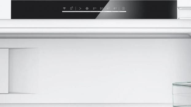 Siemens KU22LVFD0 iQ300 Unterbau Kühlschrank, Nischenhöhe 82 cm, 110 L, Flachscharnier, super Cooling, safety Glas, LED-Beleuchtung