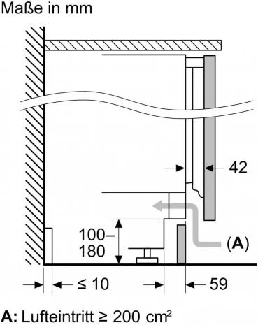 Siemens KU21RADE0 iQ500 Unterbau Kühlschrank, Nischenhöhe 82 cm, 134 L, Flachscharnier mit Softeinzug, LED-Beleuchtung, Home Connect, safety Glas