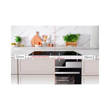 Amica KMI 774 660 C Autarkes Induktionskochfeld, 60 cm breit, Kindersicherung, Topferkennung, Hob&Go, 4 Gar-Temperaturstufen, Boosterfunktion