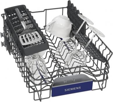 Siemens SR63HX74KE iQ300 Vollintegrierter Geschirrspüler, 45 cm breit, 10 Maßgedecke, aquaStop, HomeConnect, varioSpeed Plus, dosierAssistent, infoLight