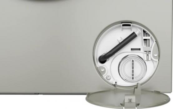 Siemens WU14UTS8 iQ500 9 kg Frontlader Waschmaschine, 60 cm breit, 1400 U/min, unterbaufähig, speedPack L, iQdrive-Motor, Outdoor-/Imprägnier-Programm, Silber-inox