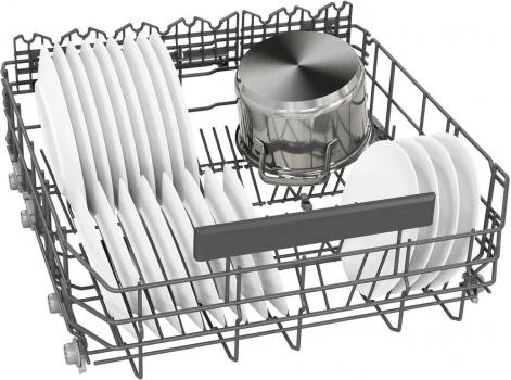 Siemens SN43ES22CE iQ300 Unterbau-Geschirrspüler, 60 cm breit, 14 Maßgedecke, aquaStop, HomeConnect, varioSpeed Plus, dosierAssistent, gebürsteter Stahl