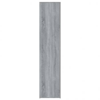 Schuhschrank Grau Sonoma 80x39x178 cm Holzwerkstoff