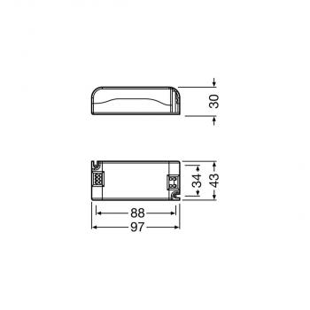 LEDVANCE Powertronic Intelligent PTi S Mini Vorschaltgerät, 35W, 220-240V (4008321955906)