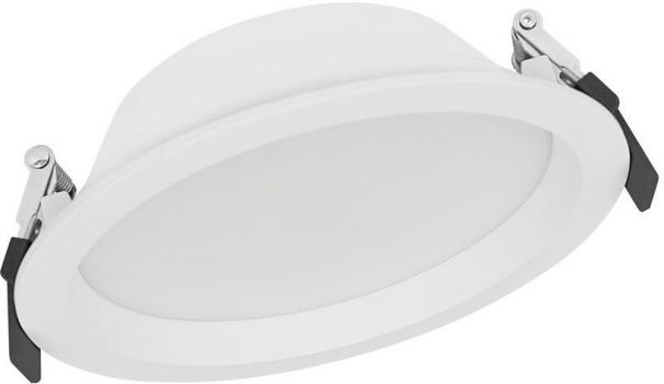 ARDEBO.de LEDVANCE DOWNLIGHT ALU DN200, Downlightleuchte, 35W, 6500K, kaltes Tageslicht, IP44, weiß (4058075091597)