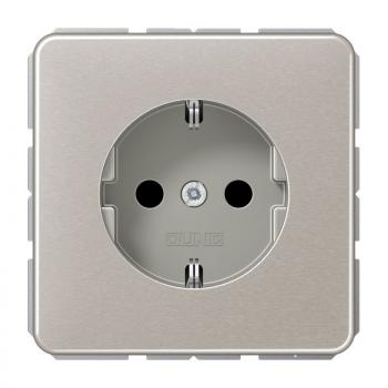 Jung CD 1520 PT SCHUKO Steckdose, 16 A 250 V ~, Aluminium eloxiert, Serie CD, platin