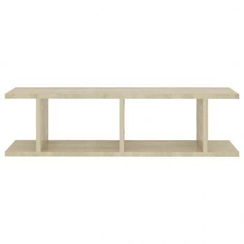 Wandregale 2 Stk. Sonoma-Eiche 75x18x20 cm Holzwerkstoff