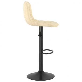 Barhocker 2 Stk. Creme Samt