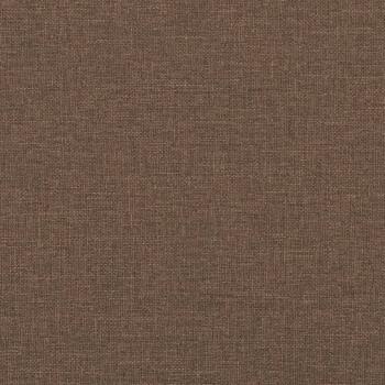 Sessel mit Hocker Braun 60 cm Stoff