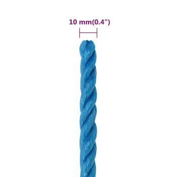 Arbeitsseil Blau 10 mm 25 m Polypropylen