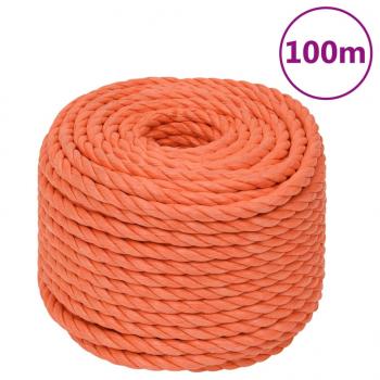 ARDEBO.de - Arbeitsseil Orange 20 mm 100 m Polypropylen