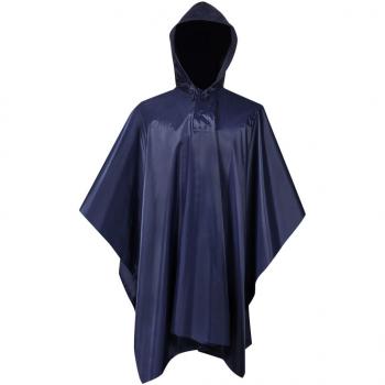 ARDEBO.de - Wasserdichter Armee-Regenponcho für Camping/Wandern Marineblau