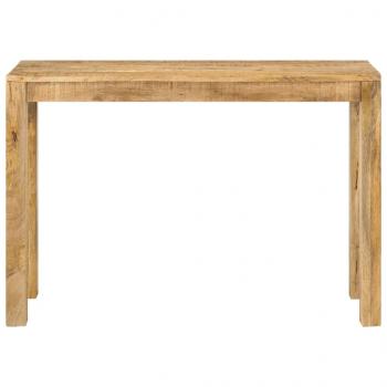 Konsolentisch 110x35x76 cm Raues Mangoholz