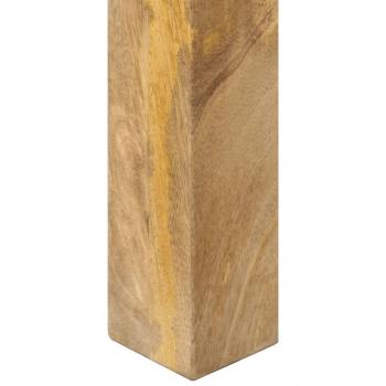 Konsolentisch 110x35x76 cm Raues Mangoholz