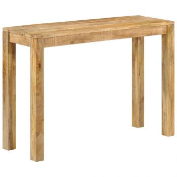 Konsolentisch 110x35x76 cm Raues Mangoholz