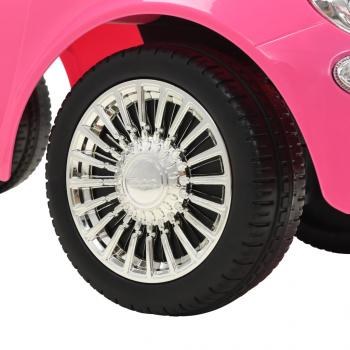 Kinder-Aufsitzauto Fiat 500 Rosa