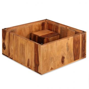 Couchtisch Massivholz Palisander 70x70x30 cm