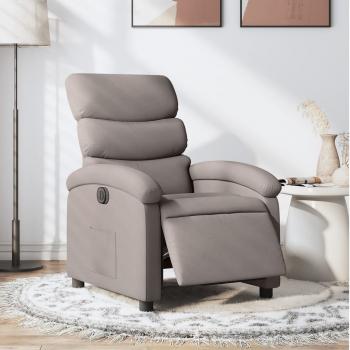 ARDEBO.de - Relaxsessel Elektrisch Taupe Stoff