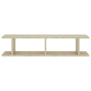 Wandregale 2 Stk. Sonoma-Eiche 90x18x20 cm Holzwerkstoff