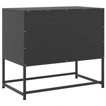 TV-Schrank Schwarz 68,5x39x60,5 cm Stahl