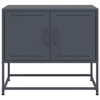 TV-Schrank Anthrazit 68,5x39x60,5 cm Stahl