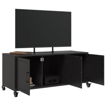 TV-Schrank Schwarz 100,5x39x43,5 cm Stahl