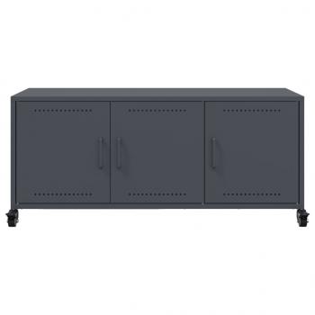 TV-Schrank Anthrazit 100,5x39x43,5 cm Stahl