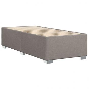 Bettgestell Taupe 80x200 cm Stoff