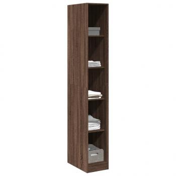 Kleiderschrank Braun Eichen-Optik 30x50x200 cm Holzwerkstoff