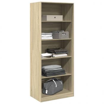 Kleiderschrank Sonoma-Eiche 80x50x200 cm Holzwerkstoff