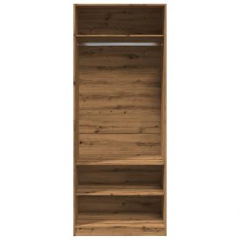 Kleiderschrank Artisan-Eiche 80x50x200 cm Holzwerkstoff