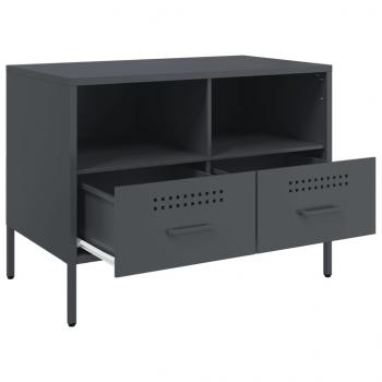 TV-Schrank Anthrazit 68x39x50,5 cm Stahl