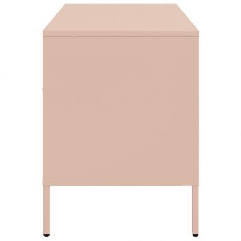 TV-Schrank Rosa 68x39x50,5 cm Stahl