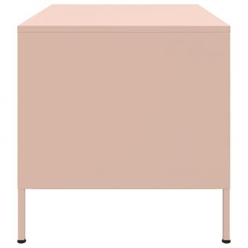 Couchtisch Rosa 68x50x50,5 cm Stahl