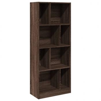 Bücherregal Braun Eichen-Optik 57x28,5x141 cm Holzwerkstoff