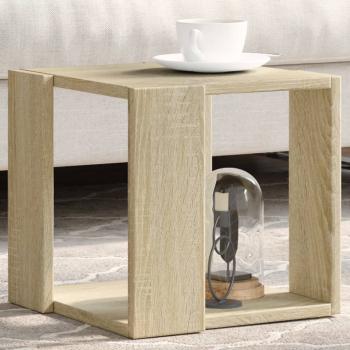 ARDEBO.de - Couchtisch Sonoma-Eiche 32x32x30 cm Holzwerkstoff