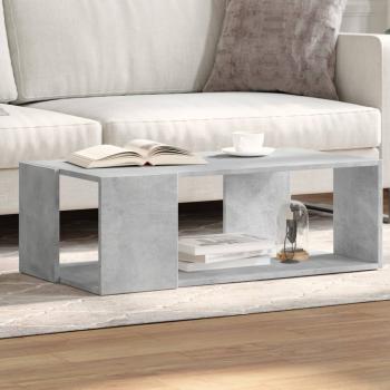 ARDEBO.de - Couchtisch Betongrau 89,5x48x30 cm Holzwerkstoff