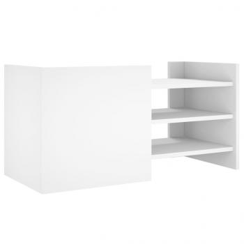 TV-Schrank Weiß 80x35x40 cm Holzwerkstoff