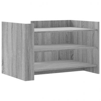 ARDEBO.de - Couchtisch Grau Sonoma 80x50x50 cm Holzwerkstoff