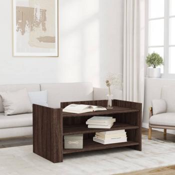 ARDEBO.de - Couchtisch Braun Eichen-Optik 100x50x50 cm Holzwerkstoff