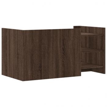 Couchtisch Braun Eichen-Optik 100x50x50 cm Holzwerkstoff